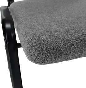 Irodai szék, szürke, ISO ECO