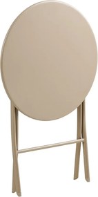 Bézs fém kétszemélyes kerti étkezőgarnitúra Arcas – House Nordic