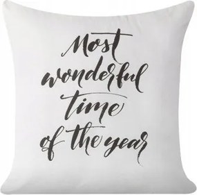 Dekoratív párnahuzat Amie Eurofirany fehér fekete stílusos