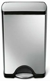 Simplehuman Téglalap alakú pedálos szemetes 38 l,acél