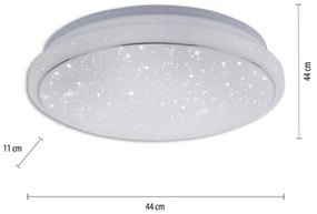 Leuchten Direkt 14743-16 - LED RGB Dimmelhető lámpa JUPI LED/28W/230V + távirányító