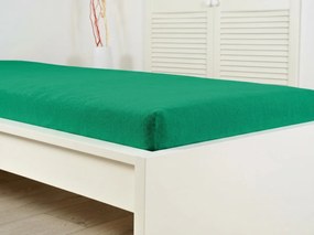 Frottír gumis lepedő gyerekágyba PREMIUM 60x120 cm mentás