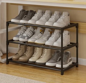 Beast Háromszintes összecsukható fém cipőtartó - 60 x 28 x 38 cm