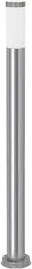 Rabalux inox torch kültéri állólámpa e27 ip44 szatin króm 110cm magas