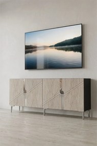 Evva 150 - Anthracite, Travertine, Silver