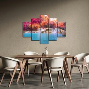 Türkiz lagúna, Laosz, Tat Kuang Si képe (150x105 cm)