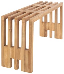 Benidorm pad, teak fa, natúr, 90x30x49 cm