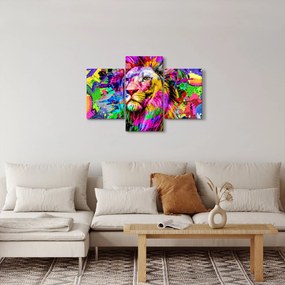 Kép - Oroszlán 3D-s képe (90x60 cm)