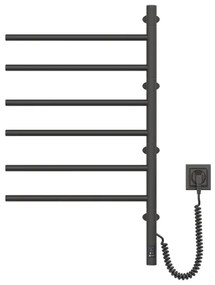 Elektromos törölközőszárító, ARABESQUE 196W/230V, 81,8 cm, IP44, fekete