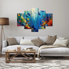 Kép - A víz alatti világ festése (150x105 cm)