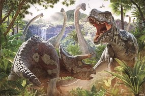 Plakát David Penfound - Dinosaur Battle, (91.5 x 61 cm)
