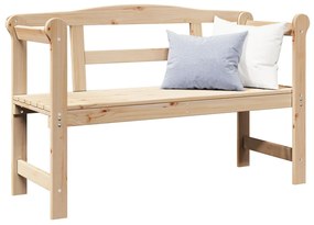 Kültéri Pad 119x76x44 cm Tömör Fenyő
