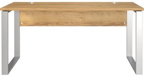 Íróasztal tölgyfa dekorral 79x158 cm Altino – Germania