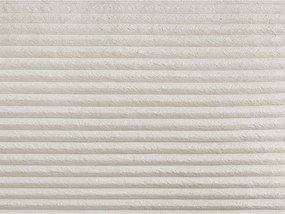 Krémszínű kordbársony kinyitható sarokkanapé (bal oldali) Lucien – Bobochic Paris