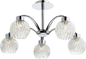 Dar Lighting YASMIN YAS0550 Plafonlámpa 5x40W/G9 IP20