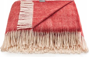 Nord bordó gyapjú takaró 150x200 cm gyapjú Mumla