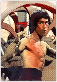 Poszterek 70x100 Bruce Lee KungFu