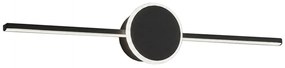 Szerszámlámpa, LED fürdőszobai lámpa a tükör felett 80cm APP850-1W, fekete, OSW-07883