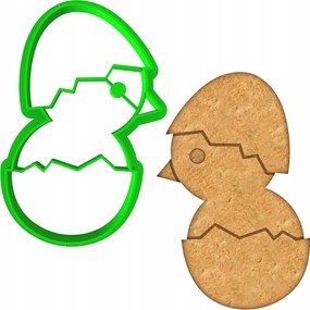 Húsvéti Forma Mézeskalács lyukasztó Húsvéti Csirke Csirke 8cm