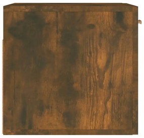 füstös tölgy színű szerelt fa faliszekrény 80 x 35 x 36,5 cm