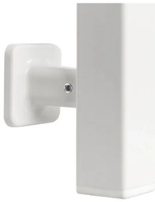 Fürdőszobai létrás törölközőszárító radiátor termosztáttal AVANGARD 459W/230V 120,6cm IP44 fehér jobb oldali