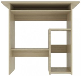 vidaXL sonoma tölgy színű szerelt fa íróasztal 80 x 45 x 74 cm