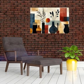 Kép - Kubista vázák (90x60 cm)