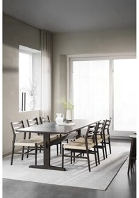 Natúr színű-sötétbarna étkezőszék szett 2 db-os Harlan – Rowico