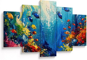 Kép - A víz alatti világ festése (150x105 cm)