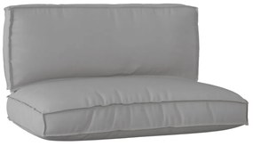 Raklap párna készlet 2 pcs Szürke 120 x 80 x 12 cm