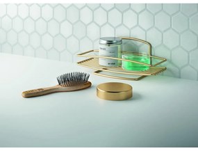 Aranyszínű acél fürdőszobai polc Onda – Metaltex