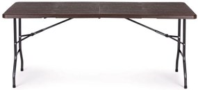 Catering készlet asztal + 2 pad 180cm Wooden Brown