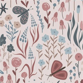 Flizelin tapéta fali flizelin prémium rovar virágok 250x250 ragasztó