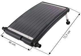 Napkollektor medence fűtéséhez 6500 l/óra