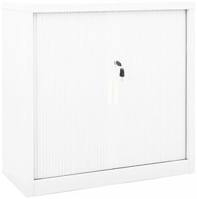 vidaXL fehér acél tolóajtós szekrény 90 x 40 x 90 cm