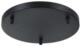 SPR-BASE-R-03-B Universal base Fém Mennyezetrózsa Fekete Színű LED W IP20