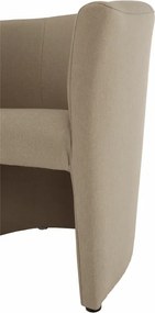 Klub fotel, bézs anyag, CUBA