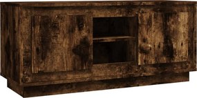 vidaXL füstös tölgy színű szerelt fa TV-szekrény 102 x 35 x 45 cm