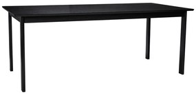 Fekete étkezőasztal 95x195 cm Dapper – Hübsch