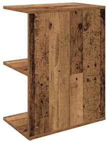 éjjeliszekrény régi fa 46,5x29x61 cm gépelt fa