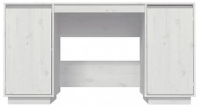 fehér tömör fenyőfa íróasztal 140 x 50 x 75 cm