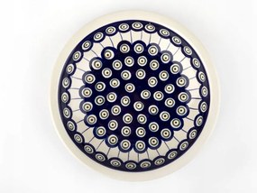 Mélytányér 23 cm Bolesławiec Pöttyös 8