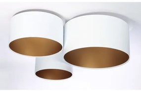 Mennyezeti lámpa SPACE 3xE27/60W/230V fehér/arany