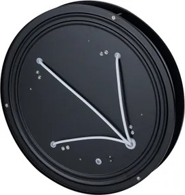 Brilagi - ELARO mennyezeti lámpatest 4xE27/40W/230V, átmérő 41 cm, fekete