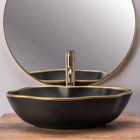 Pultos mosdó Rea Pearl Black Gold
