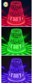 Rabalux 76004 - LED RGB Dimmelhető újratölthető asztali lámpa SIGGY LED/2W/5V 3000K