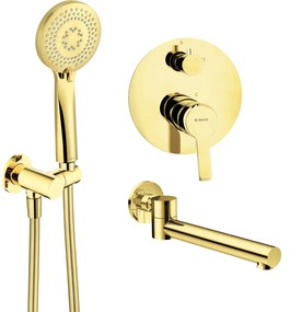 Deante Arnika kád és zuhany szett beépített arany NAC_Z9QA