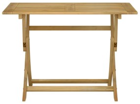 összecsukható tömör akácfa kerti asztal 110 x 55 x 75 cm