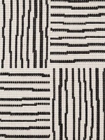 Fekete-krémszínű kültéri-beltéri szőnyeg 120x170 cm Haringey Nightingale – Ted Baker