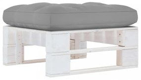 fehér impregnált fenyőfa kerti raklapzsámoly